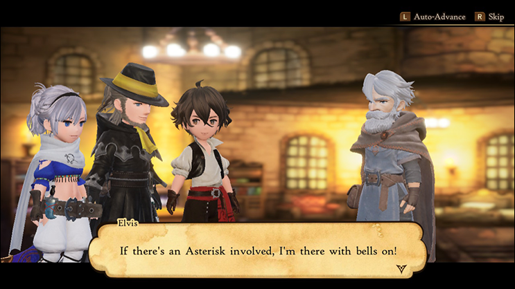 Bravely Default ii asterisks