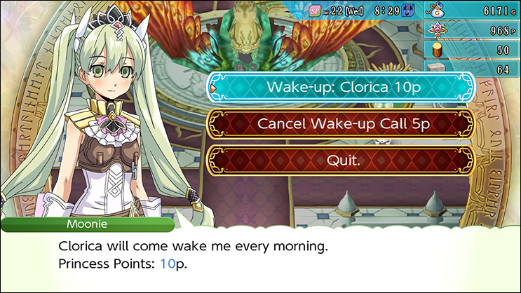 rune factory 4 princess points