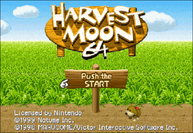 harvest moon 64 cover