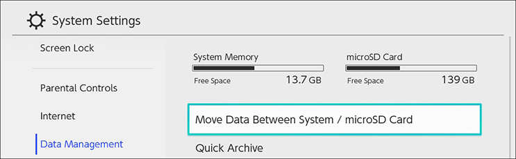 Rune Factory 5 Nintendo Switch system memory settings